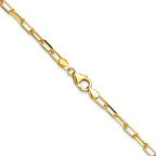Leslie's 14k 3.5mm Solid Beveled D/C Paperclip Chain - Image 3
