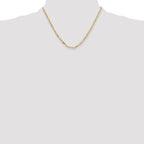 Leslie's 14k 3.5mm Solid Beveled D/C Paperclip Chain - Image 4