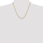 Leslie's 14k 3.5mm Solid Beveled D/C Paperclip Chain - Image 4