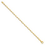Leslie's 14k 3.5mm Solid Beveled D/C Paperclip Chain - Image 2