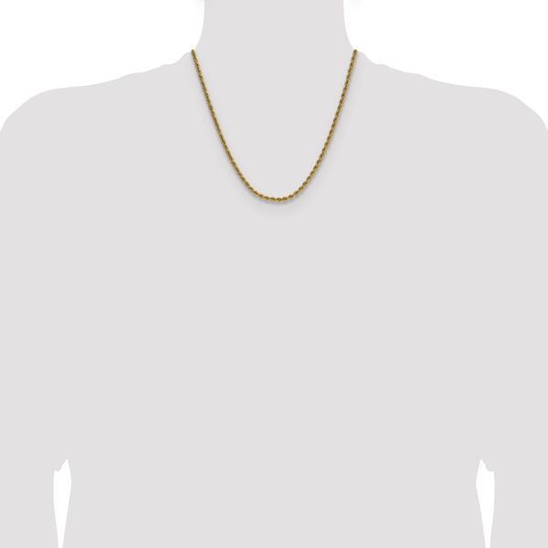 Leslie's 14k 3.65mm Regular Rope Chain - Image 4