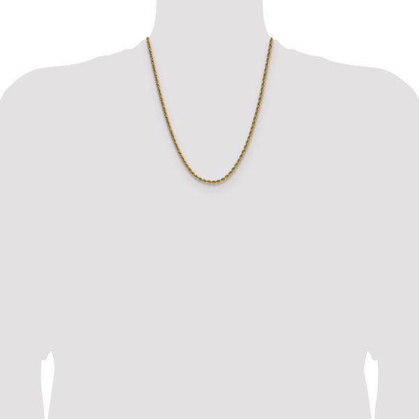 Leslie's 14k 3.65mm Regular Rope Chain - Image 4
