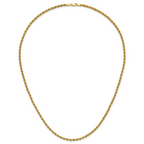 Leslie's 14k 3.65mm Regular Rope Chain - Image 5