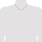 Leslie's 14K White Gold 1.10mm Box Chain - Image 4