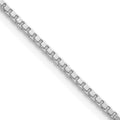 Leslie's 14K White Gold 1.10mm Box Chain