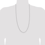 Leslie's 14K White Gold 1.10mm Box Chain - Image 4