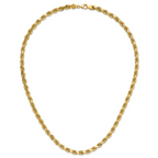 Leslie's 14K 6.5mm Diamond-Cut Rope Chain - Image 5