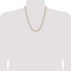 Leslie's 14K 2.8mm Spiga Chain - Image 4