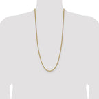 Leslie's 14K 2.8mm Spiga Chain - Image 4