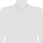 Leslie's 14K 1.5mm D/C Square Cable Chain - Image 4