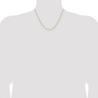 Leslie's 14K 1.5mm D/C Square Cable Chain - Image 4