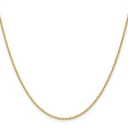 Leslie's 14K 1.5mm D/C Square Cable Chain - Image 2