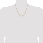 Leslie's 14K 1.5mm D/C Square Cable Chain - Image 4