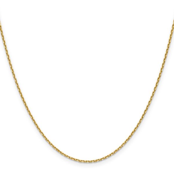 Leslie's 14K 1.5mm D/C Square Cable Chain - Image 2