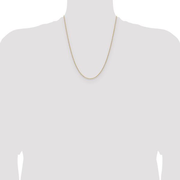Leslie's 14K 1.5mm D/C Square Cable Chain - Image 4