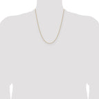 Leslie's 14K 1.5mm D/C Square Cable Chain - Image 4