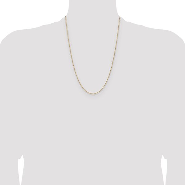 Leslie's 14K 1.5mm D/C Square Cable Chain - Image 4