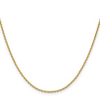 Leslie's 14K 1.65mm D/C Square Cable Chain - Image 2