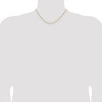 Leslie's 14K 1.65mm D/C Square Cable Chain - Image 4