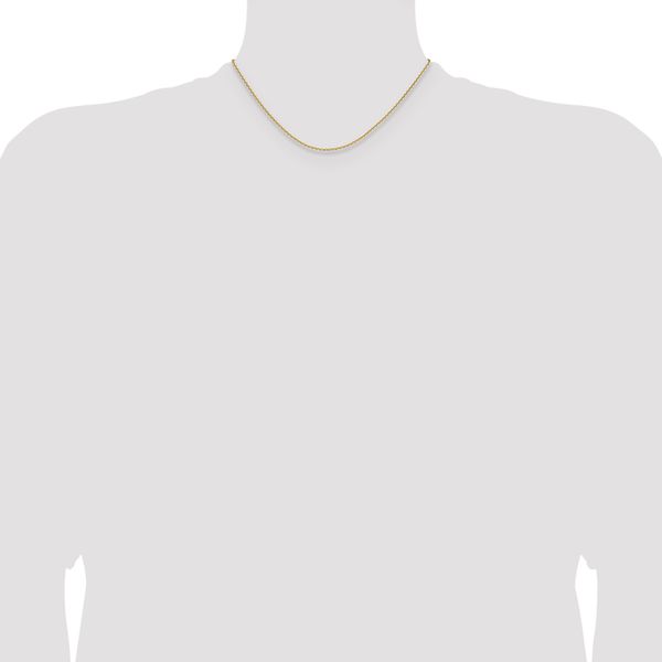 Leslie's 14K 1.65mm D/C Square Cable Chain - Image 4