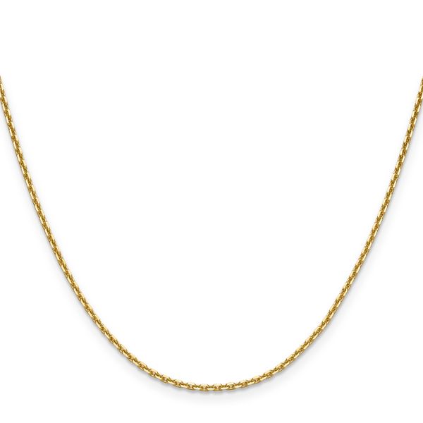 Leslie's 14K 1.65mm D/C Square Cable Chain - Image 2