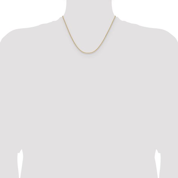 Leslie's 14K 1.65mm D/C Square Cable Chain - Image 4