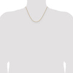Leslie's 14K 1.65mm D/C Square Cable Chain - Image 4