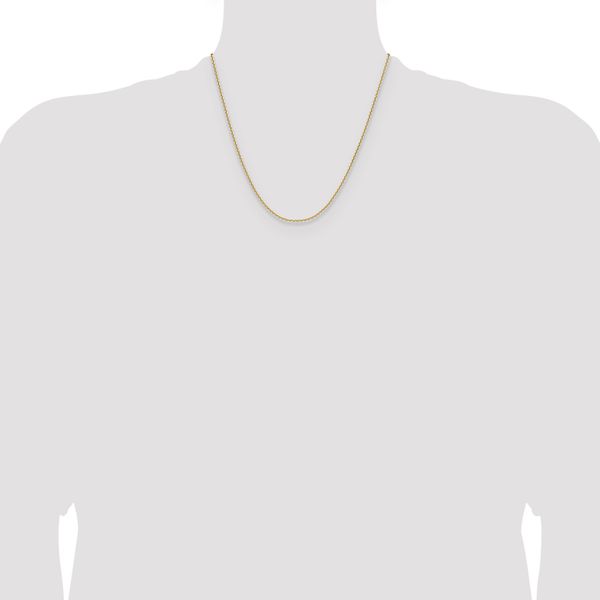 Leslie's 14K 1.65mm D/C Square Cable Chain - Image 4