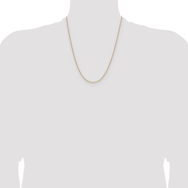 Leslie's 14K 1.65mm D/C Square Cable Chain - Image 4