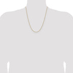 Leslie's 14K 1.65mm D/C Square Cable Chain - Image 4