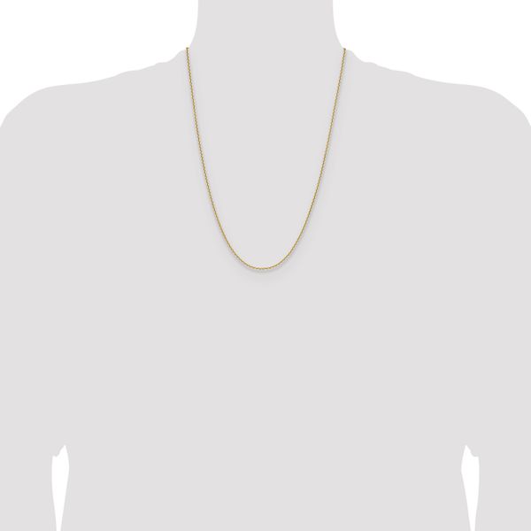 Leslie's 14K 1.65mm D/C Square Cable Chain - Image 4