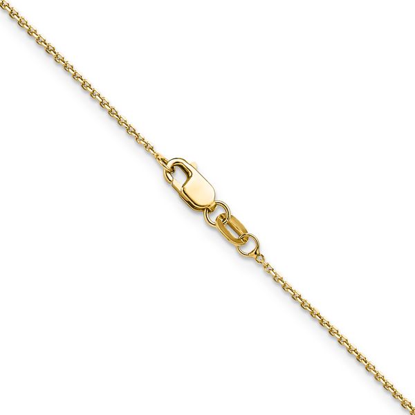 Leslie's 14K 1.1mm D/C Round Cable Chain - Image 3