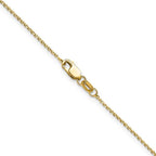 Leslie's 14K 1.1mm D/C Round Cable Chain - Image 3