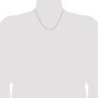 Leslie's 14K 1.1mm D/C Round Cable Chain - Image 4