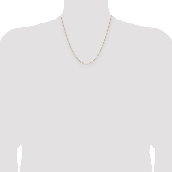 Leslie's 14K 1.1mm D/C Round Cable Chain - Image 4