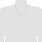 Leslie's 14K 1.1mm D/C Round Cable Chain - Image 4