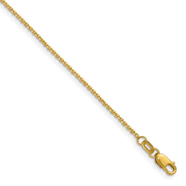 Leslie's 14K 1.25mm D/C Round Cable Chain