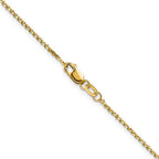 Leslie's 14K 1.25mm D/C Round Cable Chain - Image 3