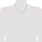 Leslie's 14K 1.25mm D/C Round Cable Chain - Image 4