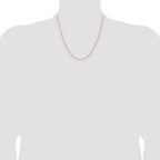Leslie's 14K 1.25mm D/C Round Cable Chain - Image 4