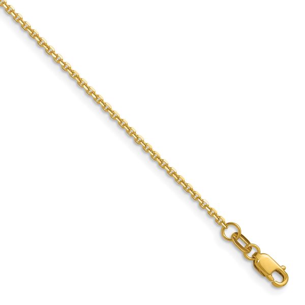 Leslie's 14K 1.45mm D/C Round Cable Chain