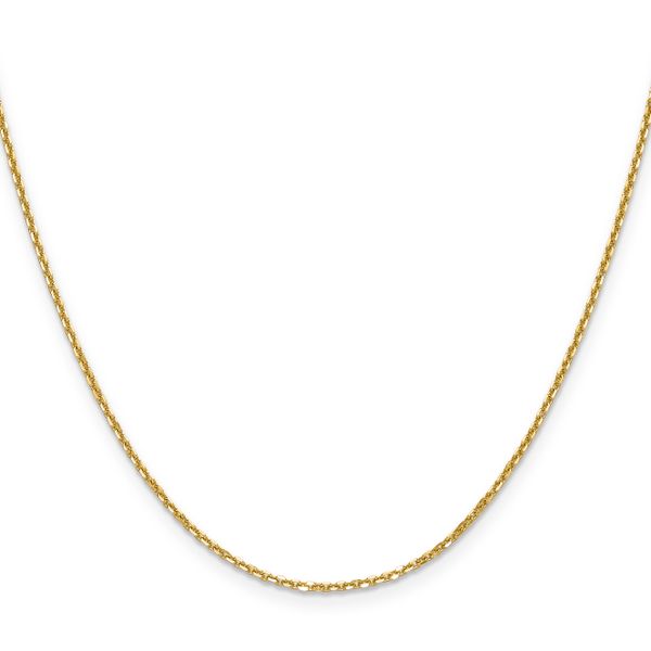 Leslie's 14K 1.45mm D/C Round Cable Chain - Image 2