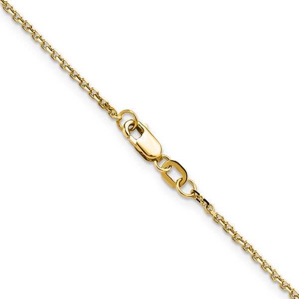 Leslie's 14K 1.45mm D/C Round Cable Chain - Image 3