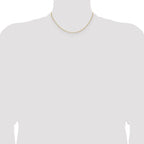 Leslie's 14K 1.45mm D/C Round Cable Chain - Image 4