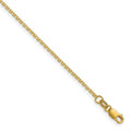 Leslie's 14K 1.45mm D/C Round Cable Chain