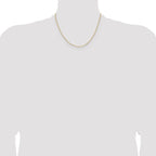 Leslie's 14K 1.45mm D/C Round Cable Chain - Image 4