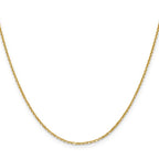 Leslie's 14K 1.45mm D/C Round Cable Chain - Image 2
