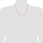 Leslie's 14K 1.45mm D/C Round Cable Chain - Image 4