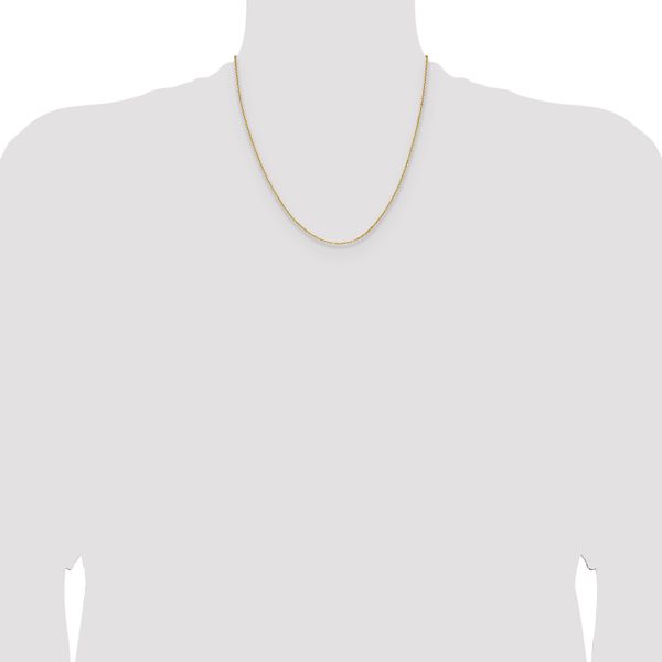 Leslie's 14K 1.45mm D/C Round Cable Chain - Image 4