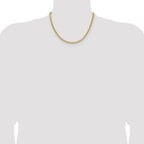 Leslie's 14K 3.7mm Semi-Solid D/C Round Box Chain - Image 4